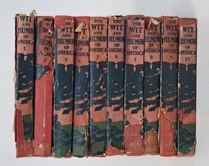 The Wit And Humor Of America 1911 Marshall P. Wilder 10 Bände Komplettsatz - Bild 1 von 6