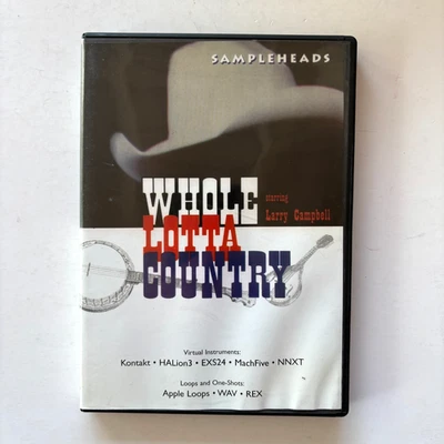 Big Fish Audio - Sampleheads Whole Lotta Country - WAV/REX/APPLE Loops & Samples - Image 1 of 4