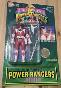 Power Rangers Mighty Morphin Red Ranger Jason Giochi Preziosi 1994 - Imagen 1 de 9