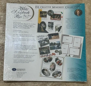 Creative Memories Original 12x12 White Scrapbook Pages Refill RCM-12S NEW 2000 - Picture 1 of 1