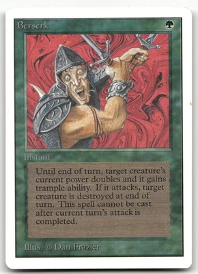 Berserk (NM) Unlimited Edition 2ED Magic MTG - Image 1 of 2
