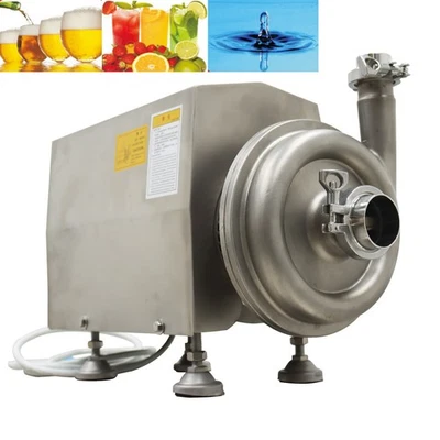 10T/h Food Grade Centrifugal Pump Stainless Steel Sanitary Beverage Pump 220V - Image 1 of 4