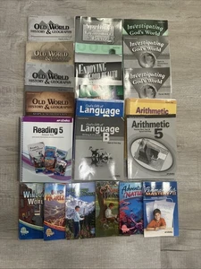 Abeka 5th Grade 22 Lot Teacher Key Books, Health Book, Reading/Writing Books - Imagen 1 de 13
