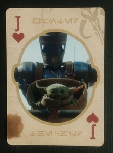 Disney Star Wars Il Mandaloriano Grogu Carta da Gioco IG-11 Jack Hearts - Foto 1 di 2