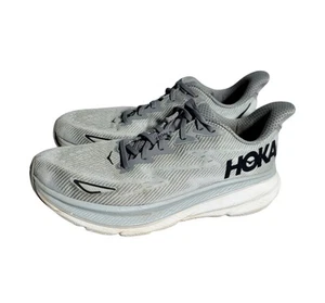 Scarpe da corsa Hoka One One da uomo Clifton 9 1127895 HMBC grigie sneakers taglia 11,5 D - Foto 1 di 10