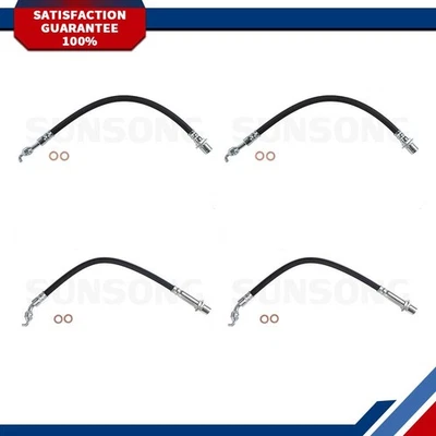 4 Sunsong Front Rear Brake Hose Line Fits 2000 2001 2002 2003 2004 Lexus GS300 - Image 1 of 4