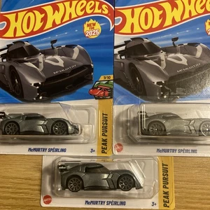 HOT WHEELS 2025 #237 NEW MODEL MCMURTRY SPEIRLING LOT OF 3 - Picture 1 of 6