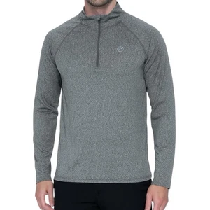 DUNNING GOLF Men’s sz XL  1/4 Zip Long Sleeve Pullover Heather Blue DN801613EB - Picture 1 of 12