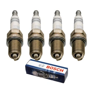 4 x Zündkerzen BOSCH 1.8T VW Golf 4 Passat 3B AUDI A3 A4 (8D,B5,8E,B6,B7) A6 TT - Bild 1 von 1