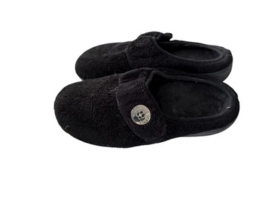 Zapatos de casa Vionic Sadie talla 7 negros deslizables correa ajustable zapatillas zapatos Foto 1 de 4