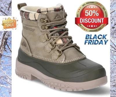 Botas de invierno Ozark Trail para mujer talla 11 Classic Shell color marrón Foto 1 de 4