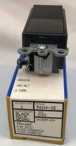 Leviton 5604-2E Nero 15 Amp 4 Vie Decora Interruttore a bilanciere Luce Elettrica - Foto 1 di 4