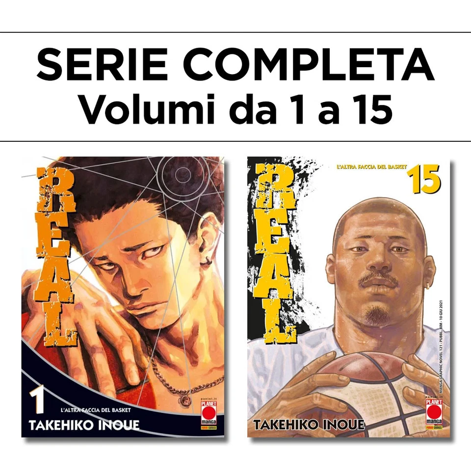 Real 1/15 - Ristampa - Serie Completa - Panini Comics - Italiano - Immagine 1 di 1