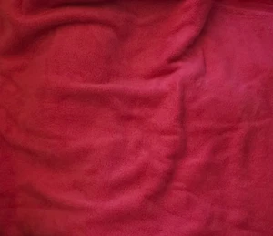Red Anti-Pill Fleece Craft Sewing Fabric 44 inches NEW Joann - Picture 1 of 2