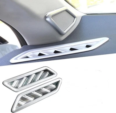 Cornice Di Ventilazione Copertura ABS Cromo Opaco Adatta Per VW T-Roc TDI TSI - Immagine 1 di 4