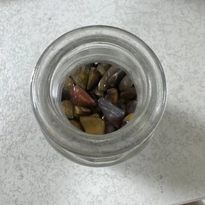 Jar Of Tiger Eye Chips & Stones 280g - Picture 1 of 3