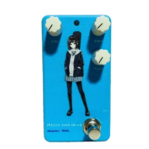 ANIMALS PEDALE Personalizzato Illustrato 008 Major Overdrive Usato Testato - Foto 1 di 6