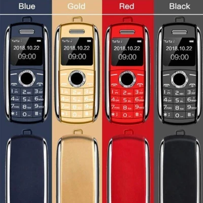 4Pcs Super Mini Handy Kleinstes echtes Telefon Bluetooth Dual SIM Ohne Vertrag - Bild 1 von 4