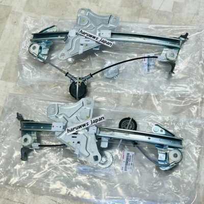 OEM Toyota 93-98 Supra JZA80 Front Door Window Regulator RH LH Set of 2 Genuine - Image 1 of 4