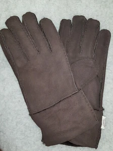 Guantes forrados de piel de oveja 100 % cuero auténtico para hombre - Imagen 1 de 5