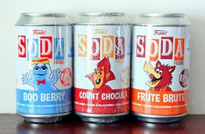 Funko Soda Ad Icons Count Chocula Boo Berry Frute Brute Set Sellado de 3 Tienda Excelente - Imagen 1 de 2