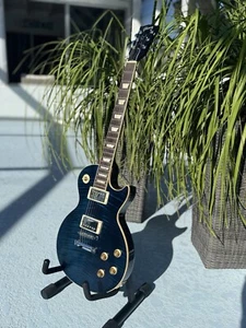 2011 Gibson Les Paul Traditional * Blue Flame Maple * Excellent * Free Ship - Picture 1 of 15