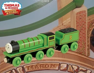 THOMAS & FRIENDS WOODEN RAILWAY~ HENRY ~ NEW IN BOX ~ 2009 - Picture 1 of 4
