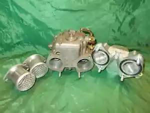 FIAT 500 126 ABARTH KIT CARBURATORE WEBER 40 DCOE 144 USATO ORIGINALE ITALY - Imagen 1 de 5