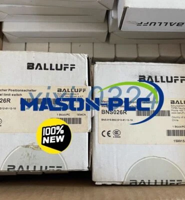 1pcs NEW BALLUFF BNS 819-B02-D12-61-12-10 BNS026R limit switch DHL shipping - Image 1 of 4