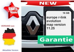 Navi SD-Karte für RENAULT R-LINK EVOLUTION ✅ 11.25 ✅ 2024 - 25 Europa ✅✅ - Bild 1 von 4