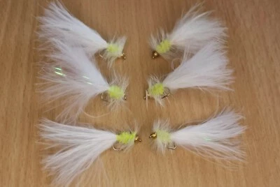 Cats Whisker Dancer Size 10 (Set of 6)  Fly Fishing Flies Fry Wet - Image 1 of 2