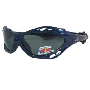 Aqua Azul Metallic Navy Blue Kiteboarding Polarized Water Shades Sun Glasses New - Picture 1 of 5