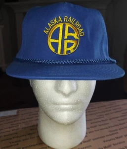 Alaska Railroad Snapback Adjustable Hat Cap Rope Great Condition - Picture 1 of 14