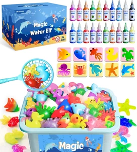 Aqua Fairy Water Gel Kit - Magic Water Elf Toy Handmade Water Animal Set - 20 Co - Picture 1 of 7