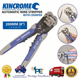 Kincrome Automatic Wire Stripper with Crimper 200mm Electrical Crimping Tool NEW - Picture 1 of 5