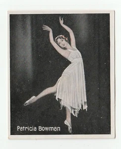 1930s German Dance Floors Of The World Tobacco card #070 Patricia Bowman - Picture 1 of 2