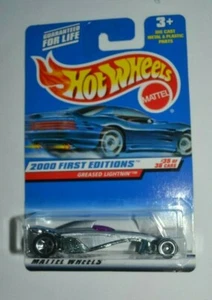 2000 HOT WHEELS FIRST EDITIONS - GREASED LIGHTNIN' SILVER - Bild 1 von 3