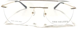 VAN HEUSON DOPPIO PONTE 3 PEZZI SENZA BORDO MODELLO 218 in ORO - Foto 1 di 3