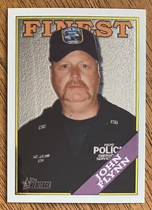 2009 Topps Heritage Chrome JOHN FLYNN /1776 NY Port Authority Police Dept PD - Picture 1 of 2