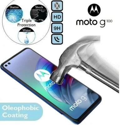 100%Genuine Tempered Glass Screen Protector (MotoG G 100) For Motorola Moto G100 - Image 1 of 2