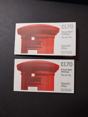 GB 1986 £1,70p folletos plegados x2. ''Caja de pilares'' FT5Ah/FT5Ba (modificado 60g 12p) Foto 1 de 2