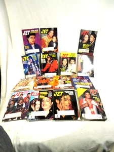 15-Vintage Jet Magazines all with Michael Jackson Covers  1981-1994 - Bild 1 von 5