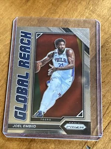 2022-23 Panini Prizm - Global Reach Green Prizm #7 Joel Embiid - Picture 1 of 2