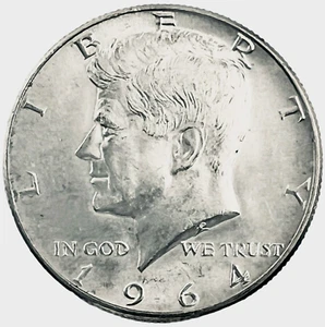 1964 P Kennedy Half Dollar 50¢ Silver US Coin 90% Silver #691 - Picture 1 of 4
