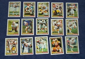 1992 92 Topps Buccaneers team set 24 Vinnie Testaverde Steve DeBerg Reggie Cobb - Picture 1 of 2