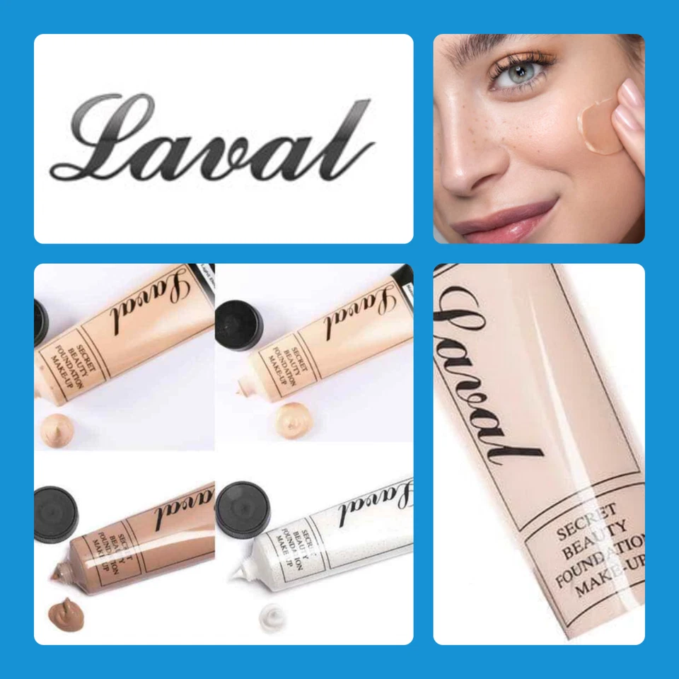 Laval Cosmetics Secret Beauty Foundation Make Up Choose Your Shade - Image 1 of 1
