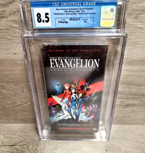 Neon Genesis Evangelion: Death & Rebirth VHS, 2002 IGC GRADED 8.5 MANGA PROMO - Imagen 1 de 4