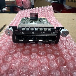 HPe Aruba JL083A 3810M 4SFP+ Module - JL083-61001 5066-4321 - Picture 1 of 5