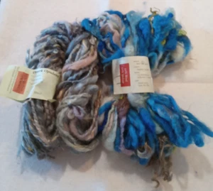 Ozark handgesponnenes Garn Mohair/Wolle sperrig Kunsthandwerk Filzen Weben - Bild 1 von 4