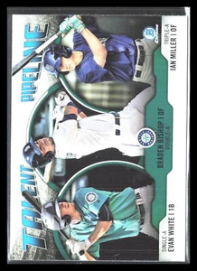 Evan White / Braden Bishop / Ian Miller 2019 Bowman #TP-SEA Talent Pipeline - Picture 1 of 2